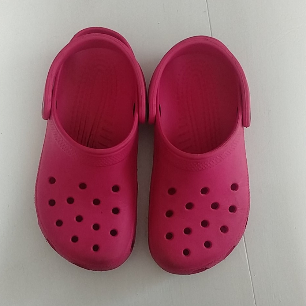 Pink Crocs